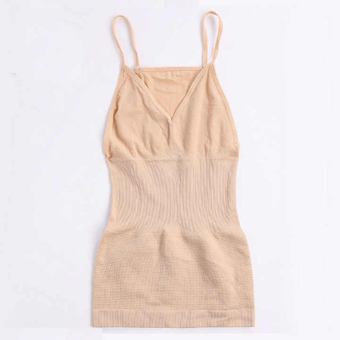 Seamless Body Shaping Camisole for Women Stretchable Waist Trainer Vest.