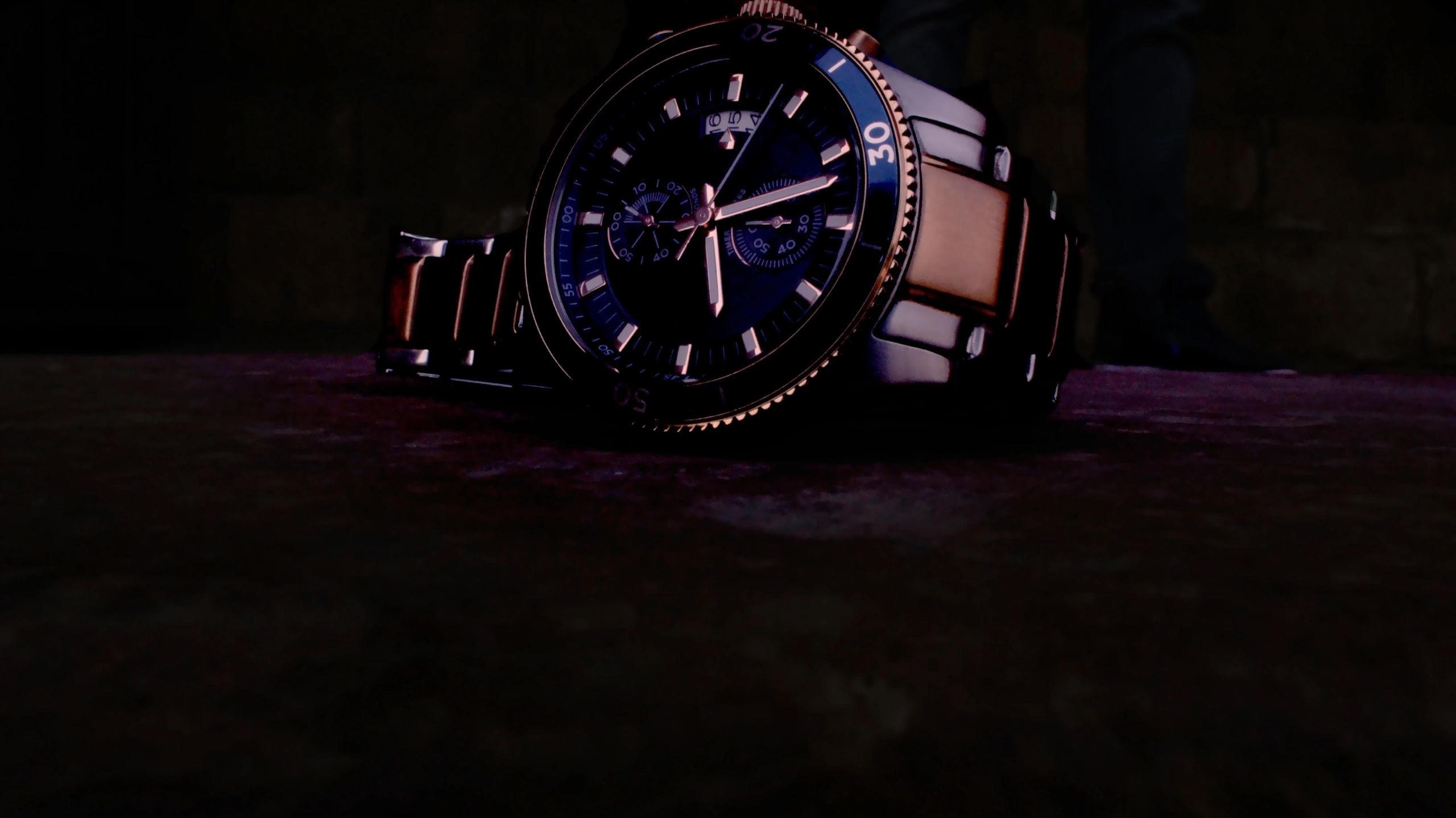 Dark luxury watch imagery representing time and craftsmanship